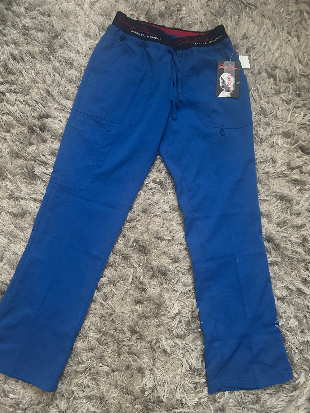 Marilyn Monroe Men's Cobalt Blue Cargo Pants